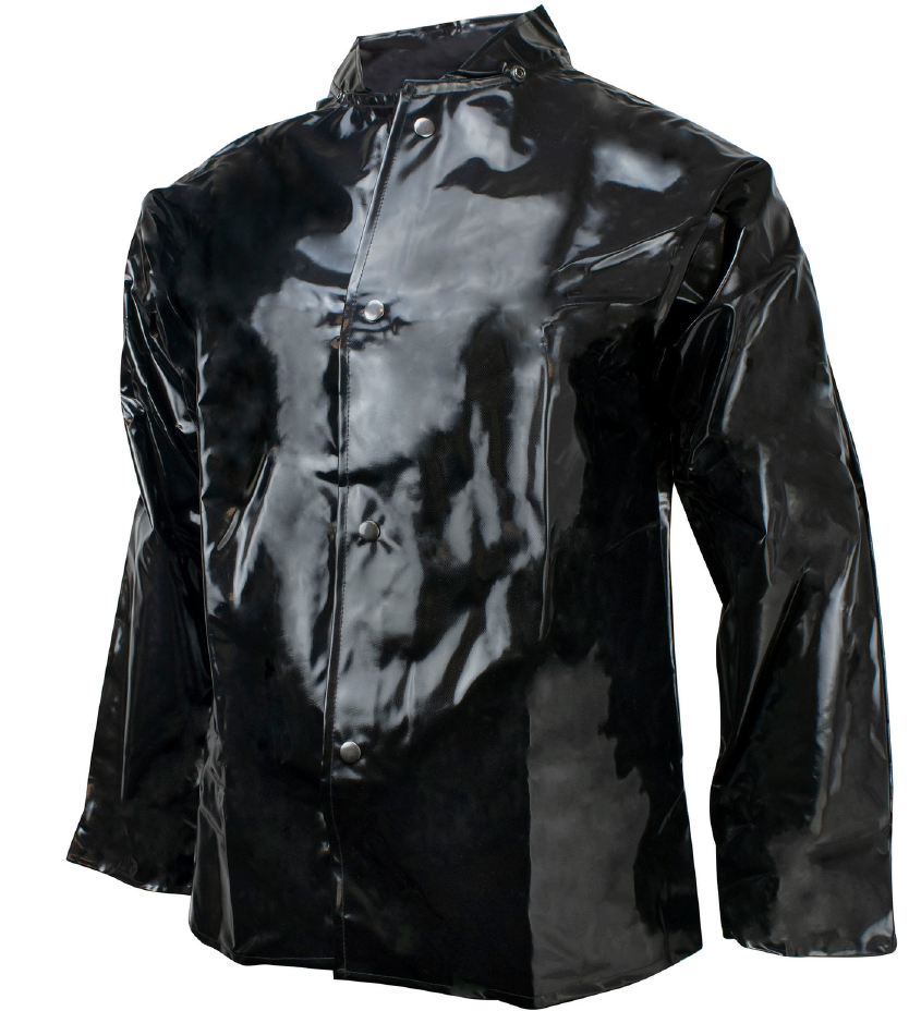 251SJ JACKET - BLACK IRON POLY/NYLON LOUISIANA PROFESSIONAL WEAR MADE IN  CHINA